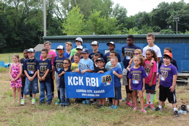 KCK RBI kids with poster